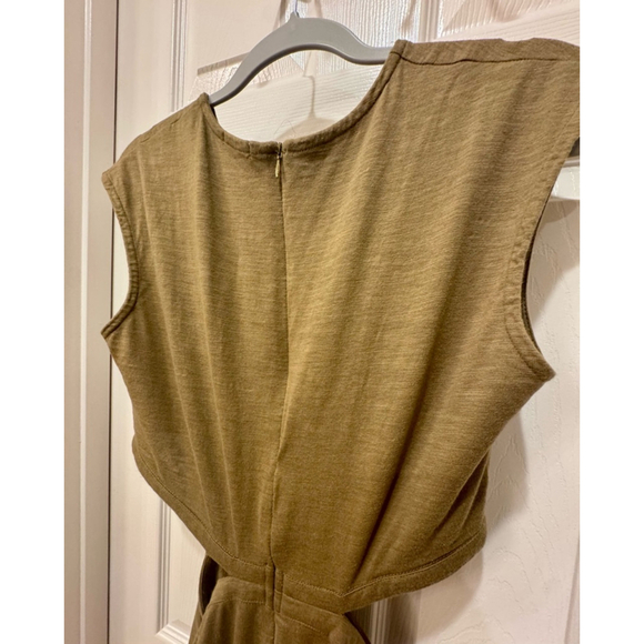 Women's Yam & Sea Dress Size M Khaki Cutout Maxi - Picture 6 of 6
